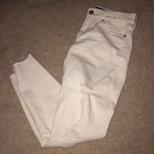 Express cropped capris